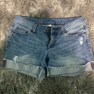 Denim shorts